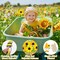Sunflower Gnome Ornaments for Tree Summer Sunflower Wood Hanging Ornaments Gnome Christmas Ornaments Party Supplies